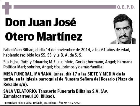 OTERO MARTINEZ,JUAN JOSE