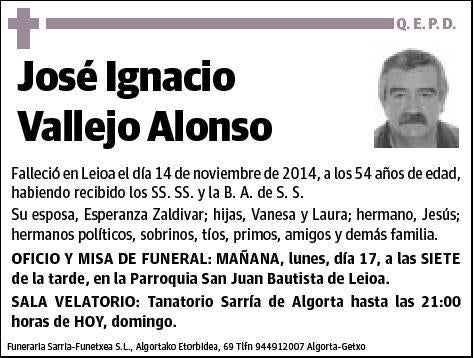 VALLEJO ALONSO,JOSE IGNACIO