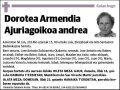 ARMENTIA AJURIAGOIKOA,DOROTEA