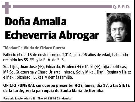 ECHEVERRIA ABROGAR,AMALIA