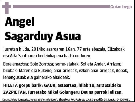 SAGARDUY ASUA,ANGEL