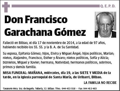 GARACHANA GOMEZ,FRANCISCO