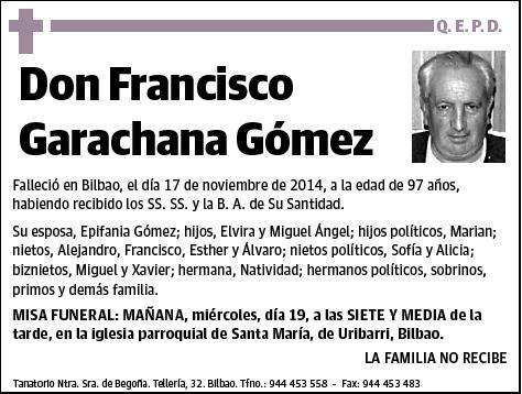 GARACHANA GOMEZ,FRANCISCO