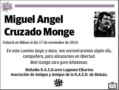 CRUZADO MONGE,MIGUEL ANGEL