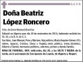 LOPEZ RONCERO,BEATRIZ