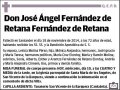 FERNANDEZ DE RETANA FERNANDEZ DE RETANA,JOSEANGEL