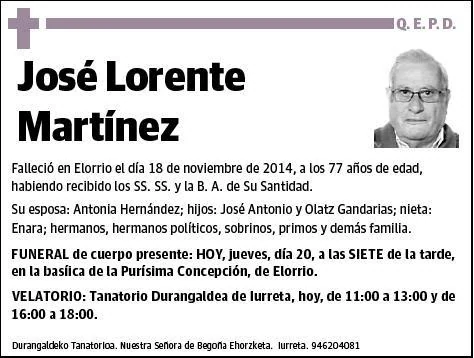 LORENTE MARTINEZ,JOSE