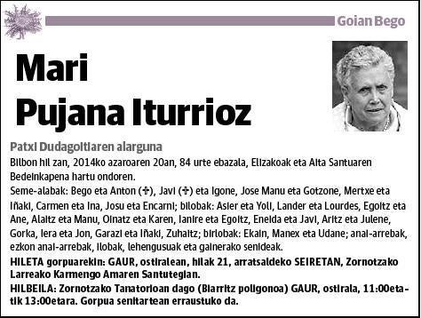 PUJANA ITURRIOZ,MARI