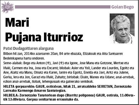 PUJANA ITURRIOZ,MARI