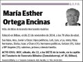 ORTEGA ENCINAS,MARIA ESTHER
