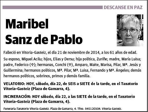 SANZ DE PABLO,MARIBEL