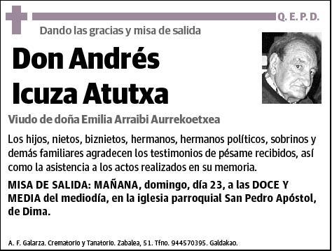 ICUZA ATUTXA,ANDRES