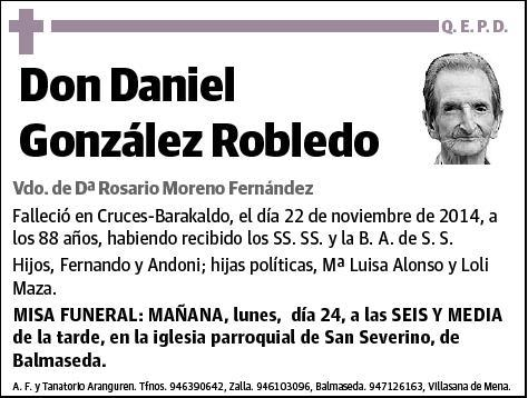 GONZALEZ ROBLEDO,DANIEL