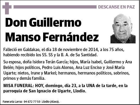 MANSO FERNANDEZ,GUILLERMO