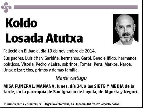 LOSADA ATUTXA,KOLDO