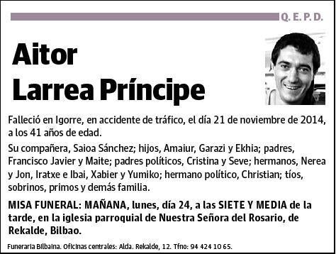 LARREA PRINCIPE,AITOR