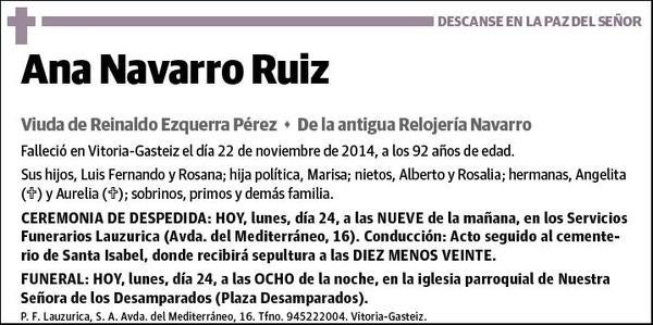 NAVARRO RUIZ,ANA