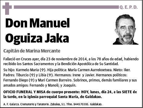 OGUIZA JAKA,MANUEL