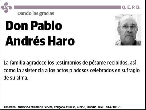 ANDRES HARO,PABLO