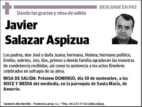 SALAZAR ASPIZUA,JAVIER