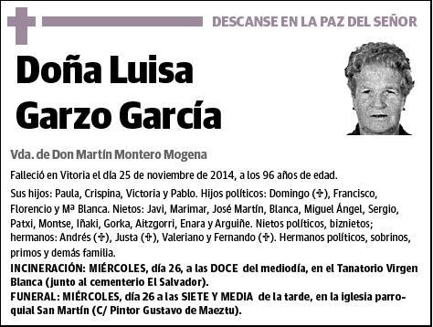 GARZO GARCIA,LUISA