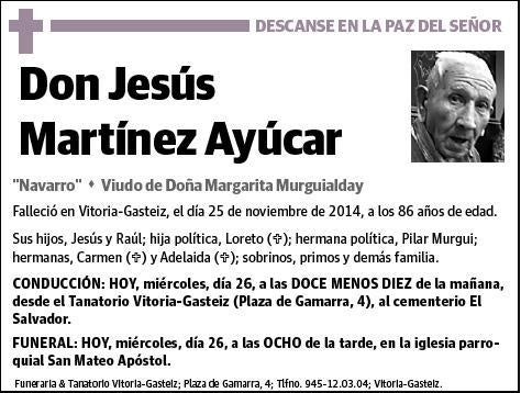 MARTINEZ AYUCAR,JESUS