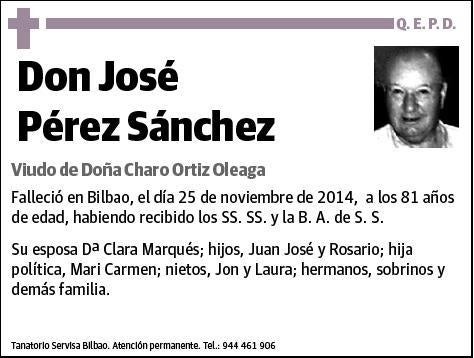 PEREZ SANCHEZ,JOSE