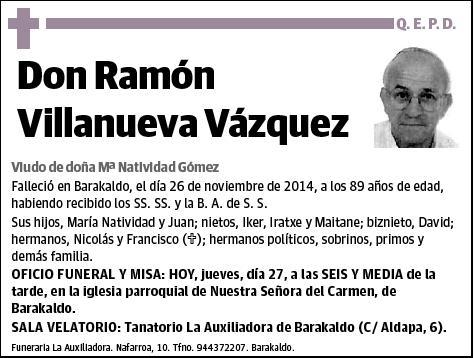 VILLANUEVA VAZQUEZ,RAMON