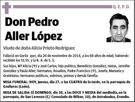 ALLER LOPEZ,PEDRO