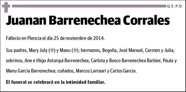 BARRENECHEA CORRALES,JUANAN