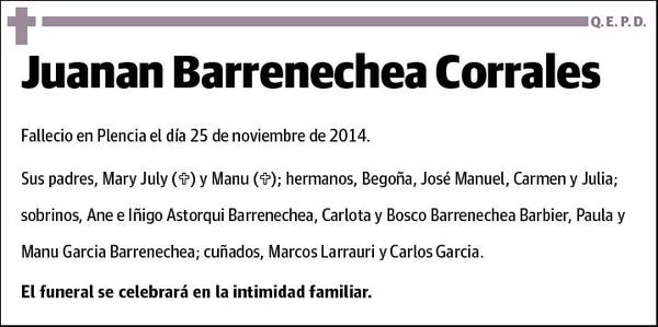 BARRENECHEA CORRALES,JUANAN