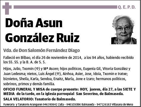 GONZALEZ RUIZ,ASUN