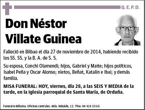 VILLATE GUINEA,NESTOR