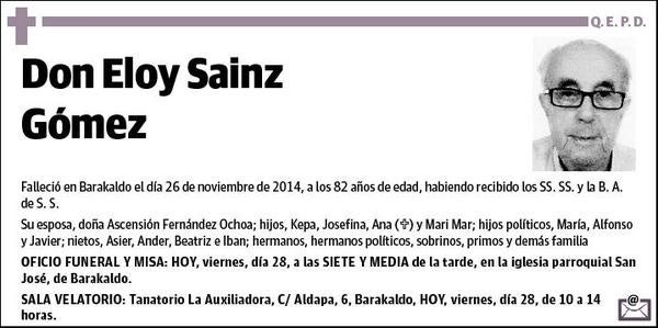 SAINZ GOMEZ,ELOY