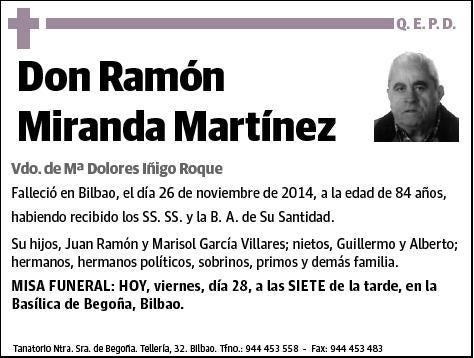 MIRANDA MARTINEZ,RAMON