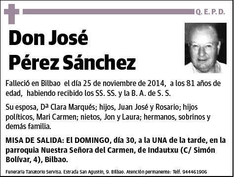 PEREZ SANCHEZ,JOSE