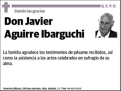 AGUIRRE IBARGUCHI,JAVIER