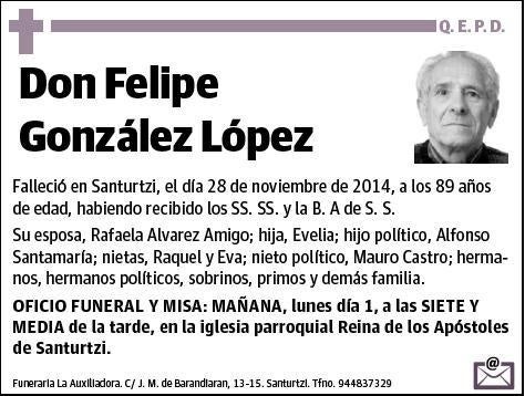 GONZALEZ LOPEZ,FELIPE