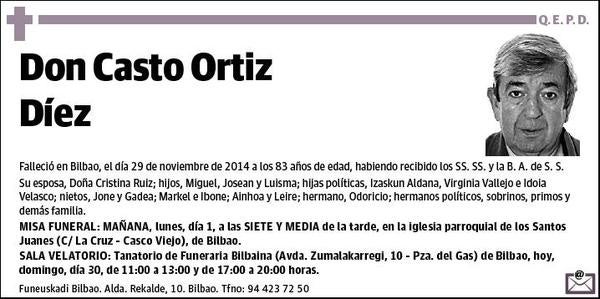 ORTIZ DIEZ,CASTO