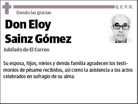 SAINZ GOMEZ,ELOY