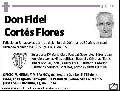 CORTES FLORES,FIDEL