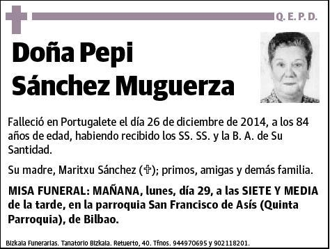 SANCHEZ MUGUERZA,PEPI