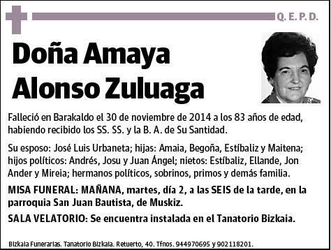 ALONSO ZULUAGA,AMAYA