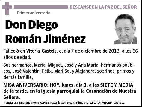 ROMAN JIMENEZ,DIEGO