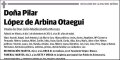 LOPEZ DE ARBINA OTAEGUI,PILAR