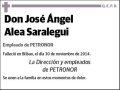 ALEA SARALEGUI,JOSE ANGEL