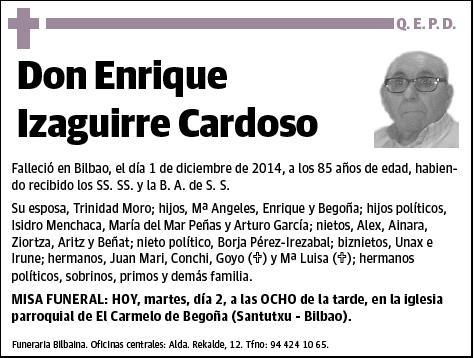 IZAGUIRRE CARDOSO,ENRIQUE