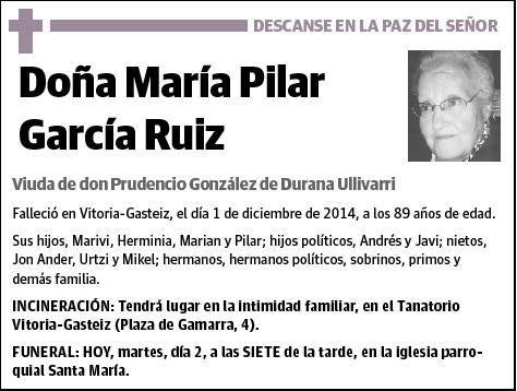 GARCIA RUIZ,MARIA PILAR