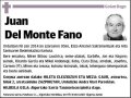 DEL MONTE FANO,JUAN