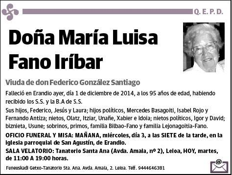 FANO IRIBAR,MARIA LUISA